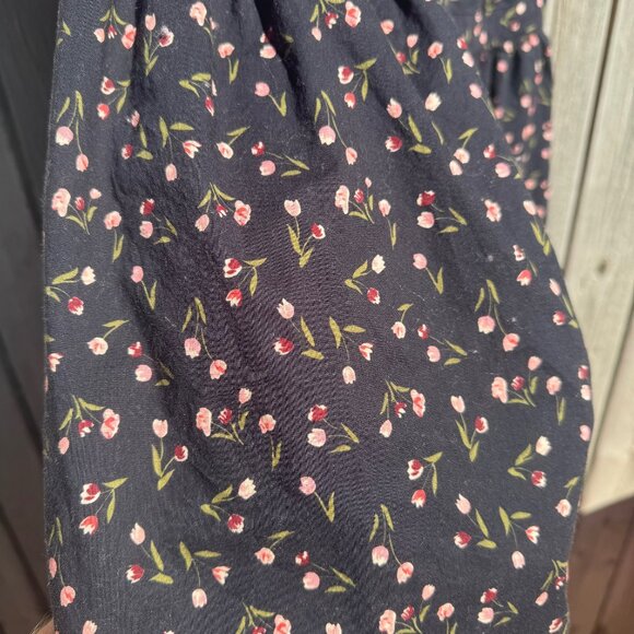 The Simple Dawn Dress // Noir Tulips // S - Picture 6 of 7